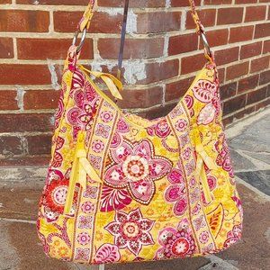 Vera Bradley Lisa B Hobo in Gold Bali